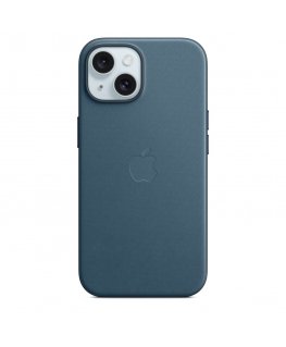 Apple iPhone 15 Plus FineWoven vāciņš ar MagSafe – Pacific Blue