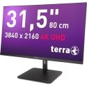 TERRA 3030234 computer monitor 80 cm (31.5") 3840 x 2160 pixels 4K Ultra HD LCD Black