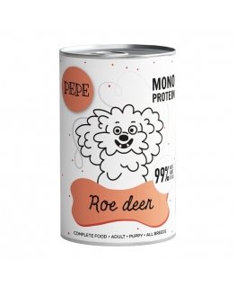 PAKA ZWIERZAKA Pepe Roe deer - märg koeratoit - 400g