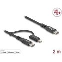 Power bank 5000 mAh DELTACO, stand, wireless, PD 20 W, magnet, black / PB-Q1007 / 1903254