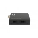 LevelOne GVT-2003 tīlkla mediju pārveidotājs 1000 Mbit/s 1310 nm Viens režīms Melns