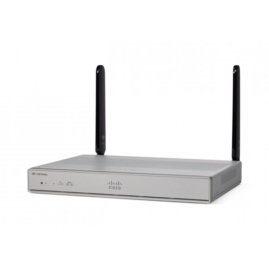 Cisco C1117-4P ar vadiem pievienojams rūteris Sudrabs