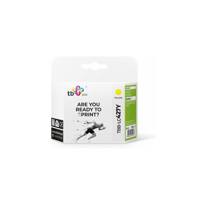 Ink for Brother MFC-J5955DW TBB-LC427Y 100% new yellow