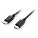 Equip 159332 DisplayPort kabelis 2 m Melns