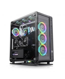 Thermaltake Core P6 Tempered Glass Mid Tower Midi Tower musta