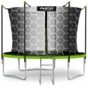 8 ft / 252 cm garden trampoline with inner net and Neo-Sport ladder
