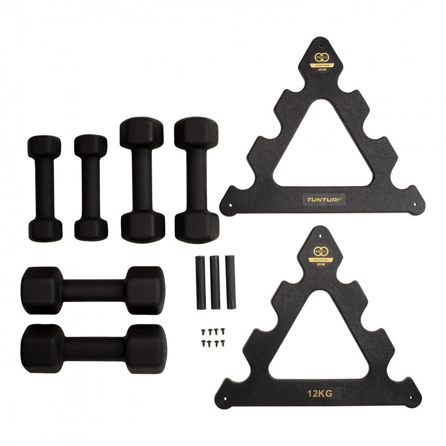 Tunturi 22CTSCL107 dumbbell Fixed-weight dumbbell 12.3 kg 6 pc(s) – 2