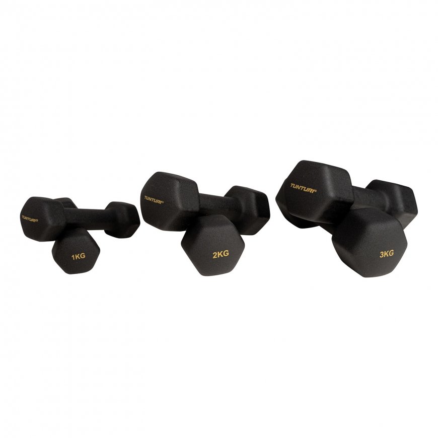 Tunturi 22CTSCL107 dumbbell Fixed-weight dumbbell 12.3 kg 6 pc(s) – 3