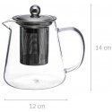 Kettle Secret De Gourmet Teapot with boiling, glass and transparent jug, capacious tea infuser. Kettle Secret De Gourmet Teapot with boiling, glass and transparent jug, capacious tea infuser.