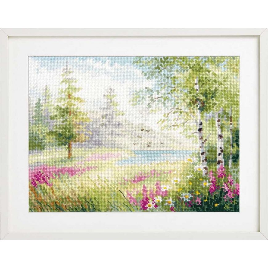 Beldizart Cross Stitch Kit "Blue Lake. Silence" S3-34 – 2