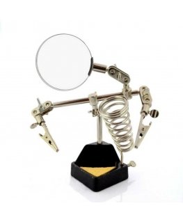 Oem Mounting handle - holder with magnifying glass and stand for soldering iron ZD10G