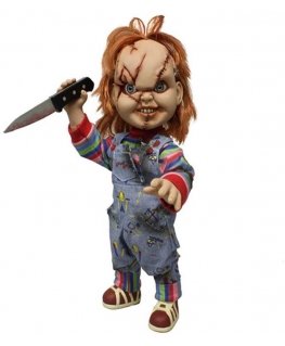 Mezco Toys Chucky Child's Play puhuva hahmo 38cm