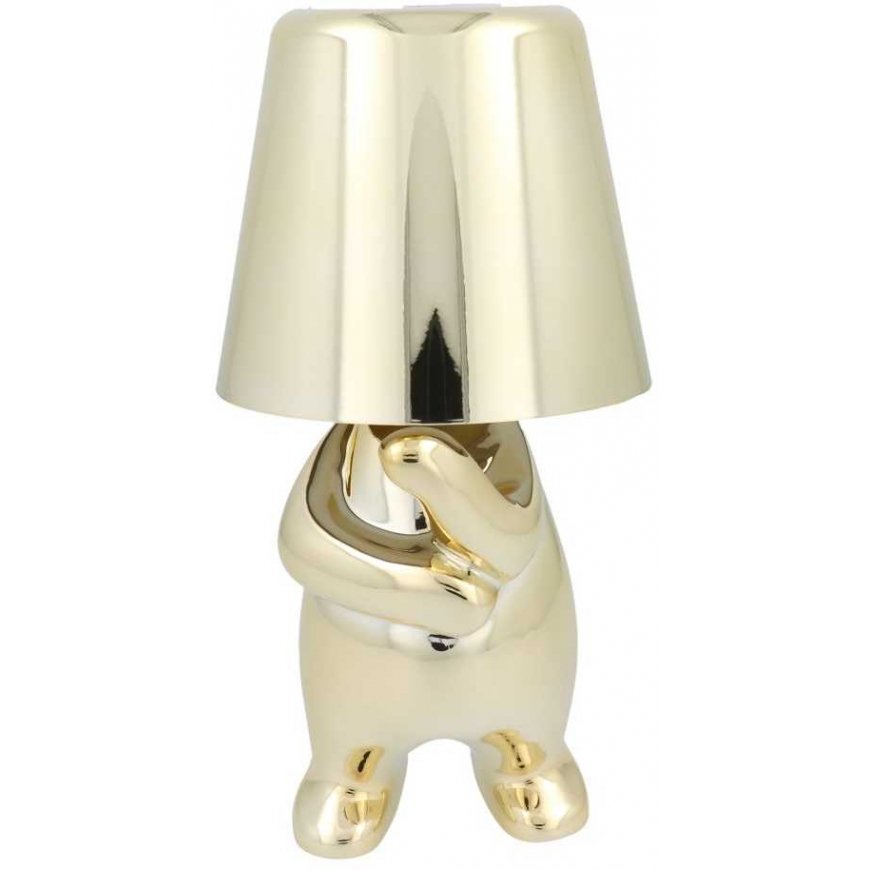 Oem Bedside Table Lamp GOLD MAN Art Deco Standing (Version 3) MLTL