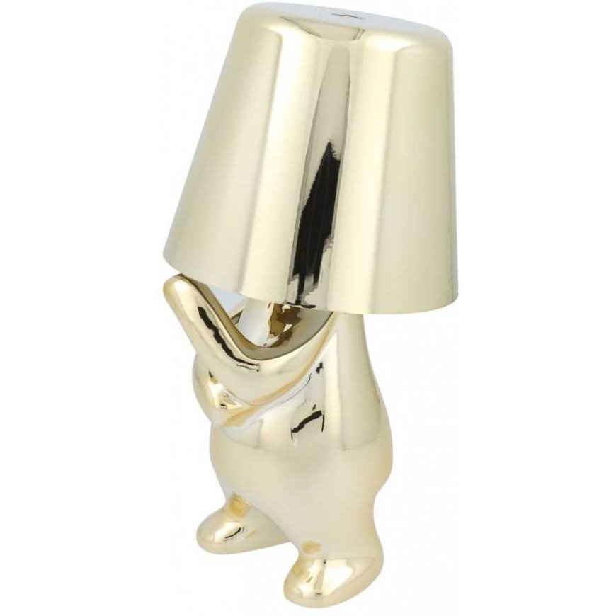 Oem Bedside Table Lamp GOLD MAN Art Deco Standing (Version 3) MLTL – 2