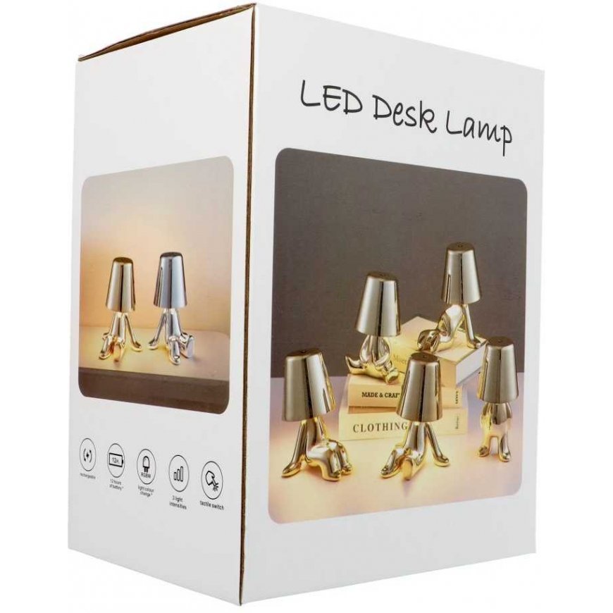 Oem Bedside Table Lamp GOLD MAN Art Deco Standing (Version 3) MLTL – 5