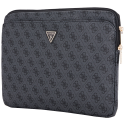 Krepšys Guess Sleeve 14" 4G Zipper Pocket Triangle Logo juoda