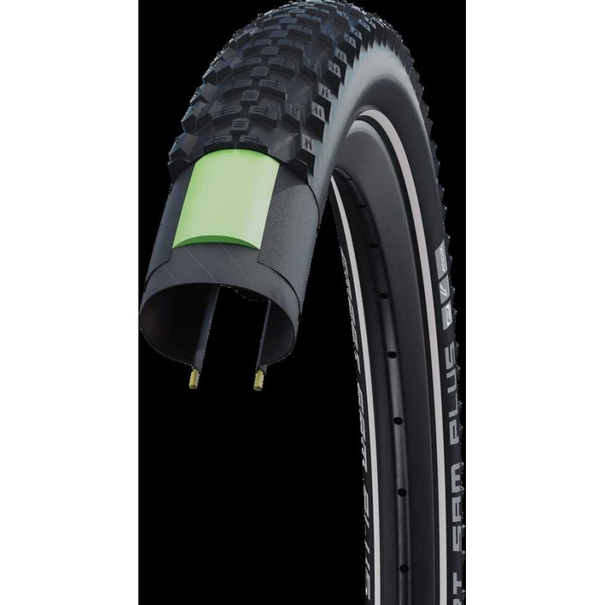 Schwalbe Smart Sam Plus 27.5x2.35 Addix DoubleDefense GreenGuard reflective stripe