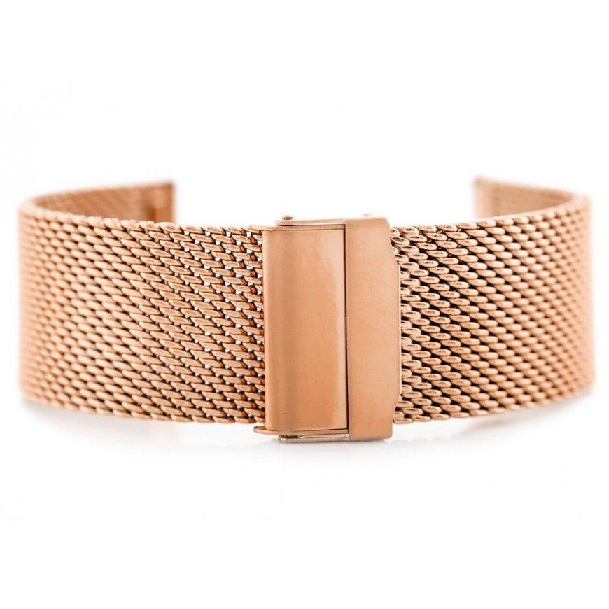 Pacific Pacific M8 Bracelet - HQ Mesh - Rose Gold 22 mm
