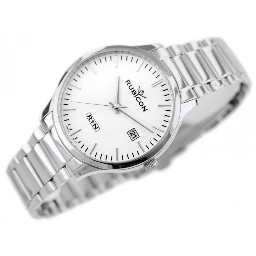 MEN'S WATCH RUBICON RNDD60 (zr078a) - steel – 3
