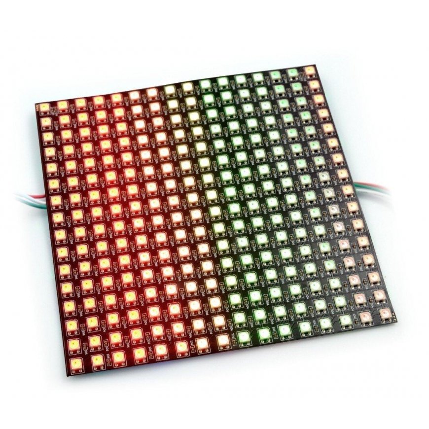Oem Elastic Matrix 16x16 - 256 LED RGB - WS2812B individually addressable – 3