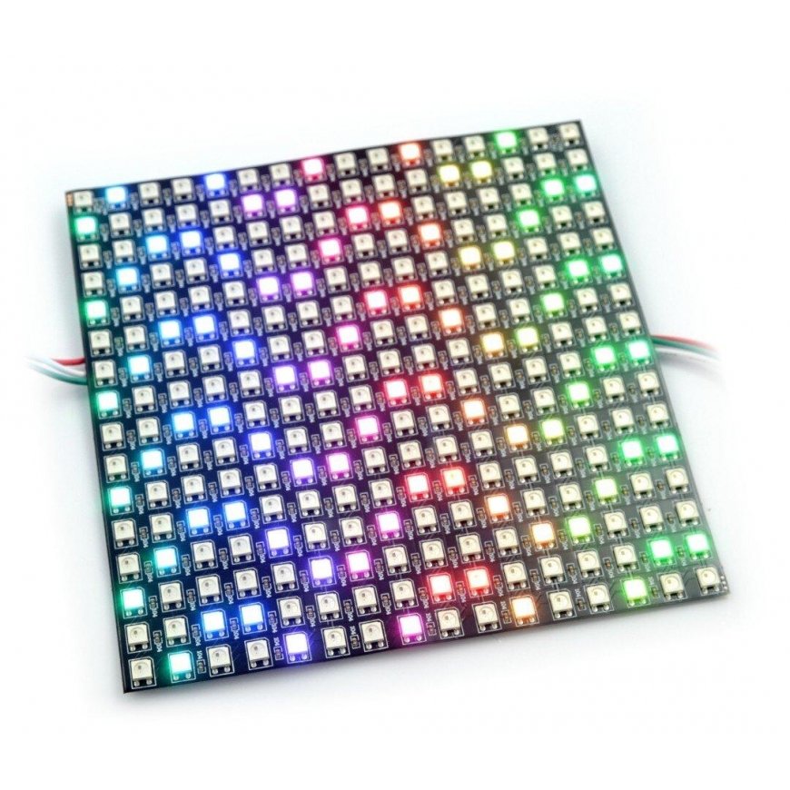 Oem Elastic Matrix 16x16 - 256 LED RGB - WS2812B individually addressable – 5