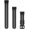 Cap Garmin 20 mm kellon rannekkeet (Instinct E – 40 mm), musta silikoni