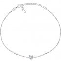 Brilio Silver Brilio Silver Minimalist silver bracelet Heart BRC30W Brilio Silver Brilio Silver Minimalist silver bracelet Heart BRC30W