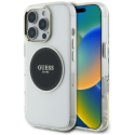 Case Guess IML Metal Colored Circle Classic Logo MagSafe for iPhone 16 Pro Max black Case Guess IML Metal Colored Circle Classic Logo MagSafe for iPhone 16 Pro Max black