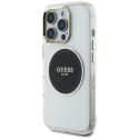 Case Guess IML Metal Colored Circle Classic Logo MagSafe for iPhone 16 Pro Max black Case Guess IML Metal Colored Circle Classic Logo MagSafe for iPhone 16 Pro Max black