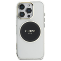 Case Guess IML Metal Colored Circle Classic Logo MagSafe for iPhone 16 Pro Max black Case Guess IML Metal Colored Circle Classic Logo MagSafe for iPhone 16 Pro Max black