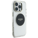 Case Guess IML Metal Colored Circle Classic Logo MagSafe for iPhone 16 Pro Max black Case Guess IML Metal Colored Circle Classic Logo MagSafe for iPhone 16 Pro Max black