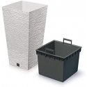 Blumentopf FURU SQUARE ECO WOOD 35l, Weiß Prosperplast DFSH300W-S449W white Blumentopf FURU SQUARE ECO WOOD 35l, Weiß Prosperplast DFSH300W-S449W white