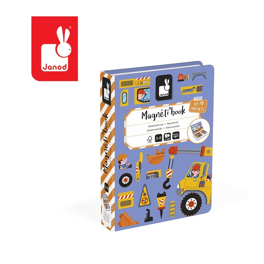 Janod Magnetibook Plac Budowy – 2