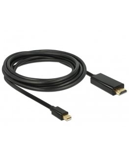 DeLOCK 83699 видео кабель адаптер 2 m Mini DisplayPort HDMI Черный