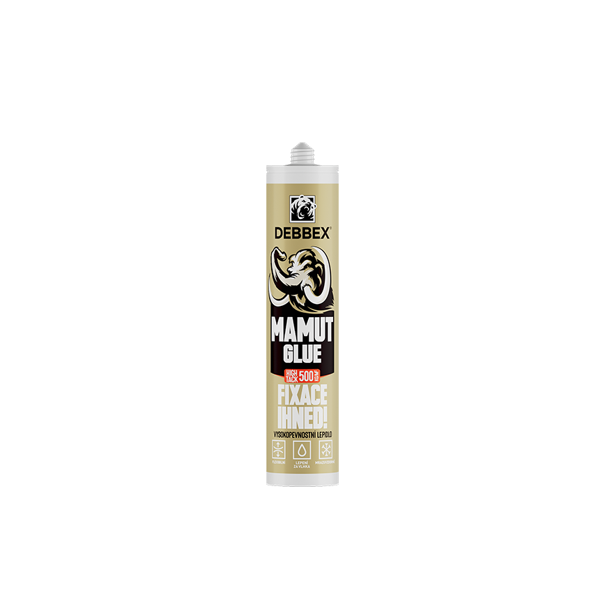 Den Braven MAMUT GLUE (High tack) 290ml baltas