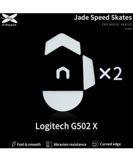 X-raypad Jade Skates Logitech G502 X White 2 kpl. (Valkoinen) Korvaavat hiiren jalat