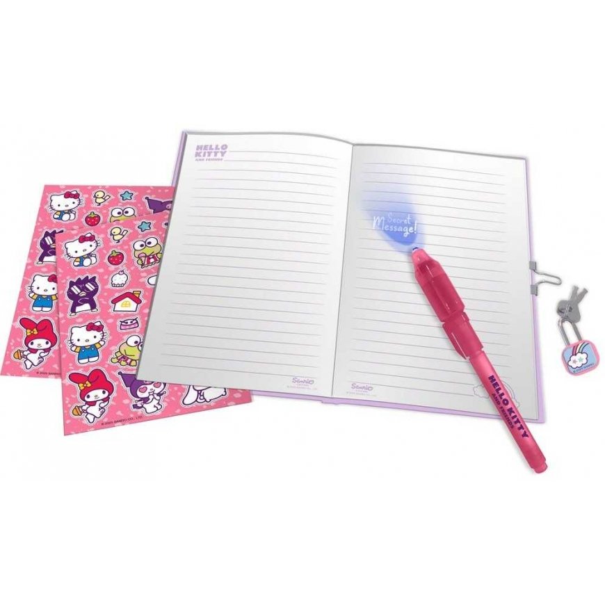 Kids Licensing Hello Kitty and Friends Diary + taikakynä – 2