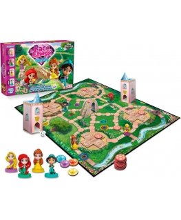 FOURNIER espanjalainen Disney Princess Race Chase -lautapeli