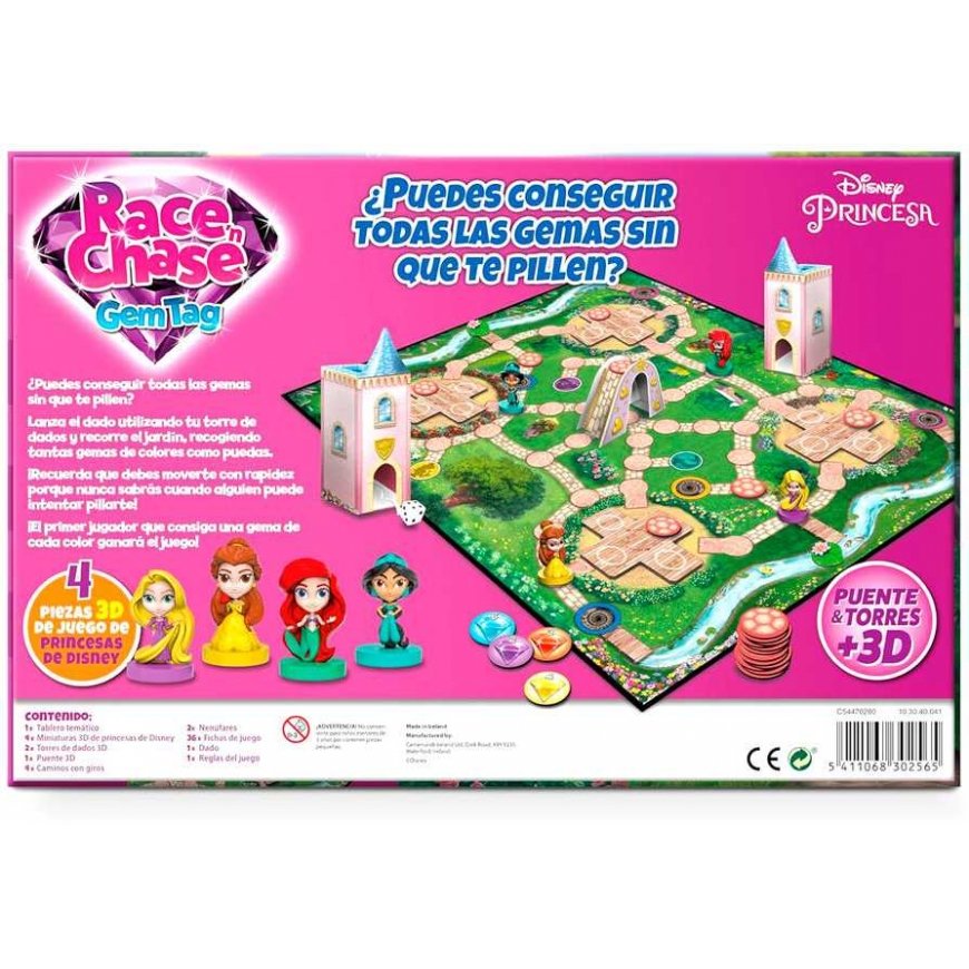 FOURNIER Spanish Disney Princess Race Chase board game – 4