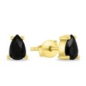 Brilio Silver Brilio Silver Decent gold plated earrings with black zircons EA860YBC Brilio Silver Brilio Silver Decent gold plated earrings with black zircons EA860YBC