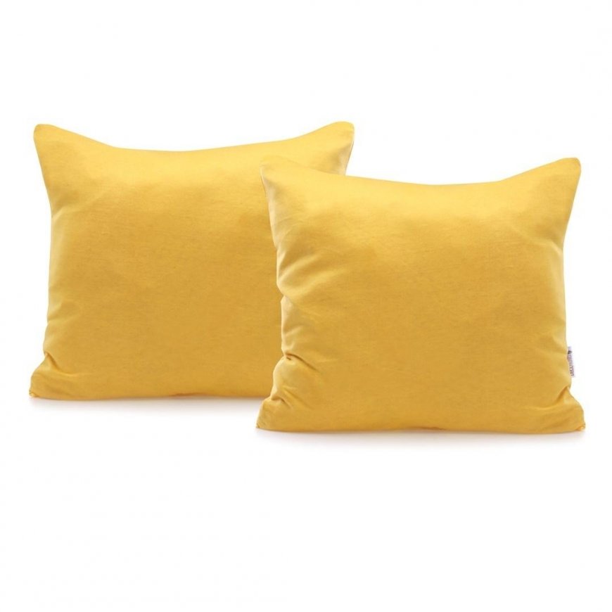 DecoKing Orange Pillowcase Orange 80x80*2 – 2