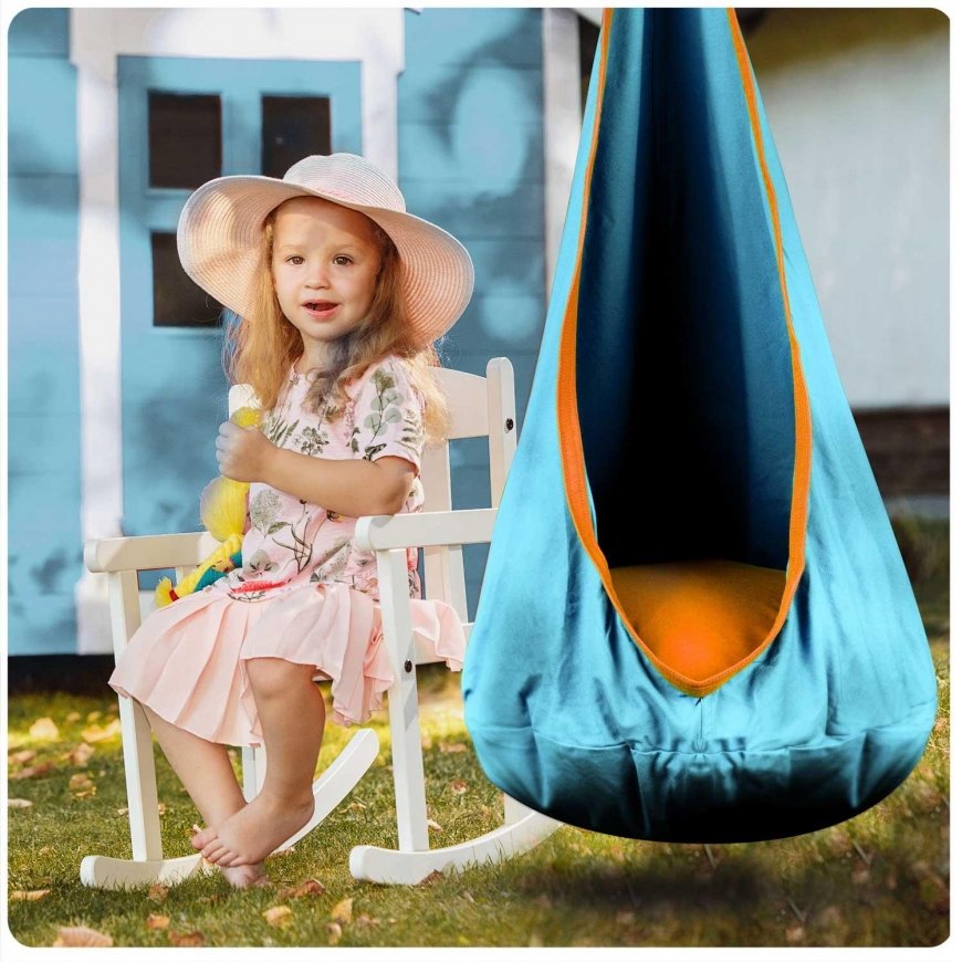 Neo-Sport Cocoon hanging chair, turquoise – 5