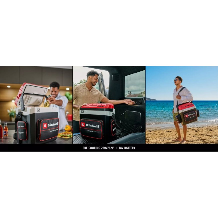 Einhell TE-COL 18/27 Li-Solo aukstuma soma 27 L Elektrisks Melns, Sarkans, Balts – 3