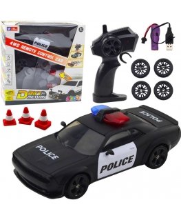 Lean Sport Remote Control Police Drift Car