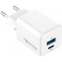 Telforceone Forever TC-08-30AC GaN PD QC charger 1x USB-C 1x USB 30W white