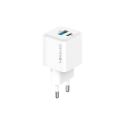 Telforceone Forever TC-08-30AC GaN PD QC charger 1x USB-C 1x USB 30W white