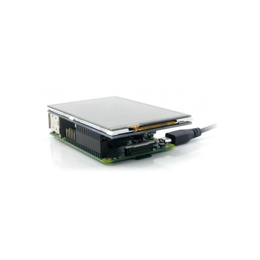 Waveshare Resistive Touch Screen for Raspberry Pi Microcomputer - LCD IPS 4" (A) – 3