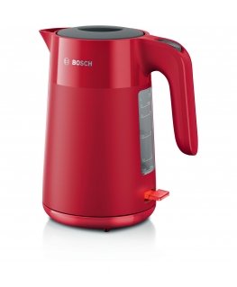 Bosch TWK2M164 elektrikann 1,7 l 2400 W Must, Hall, Punane