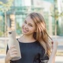 Asobu - Bestie Bear - 460 ml insulated bottle with straw Asobu - Bestie Bear - 460 ml insulated bottle with straw