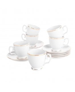 MARIAPAULA CLASSICS GOLDEN LINES ESPRESSO-KAHVIPÖÖTTISETti 100ml/12CM 6/12